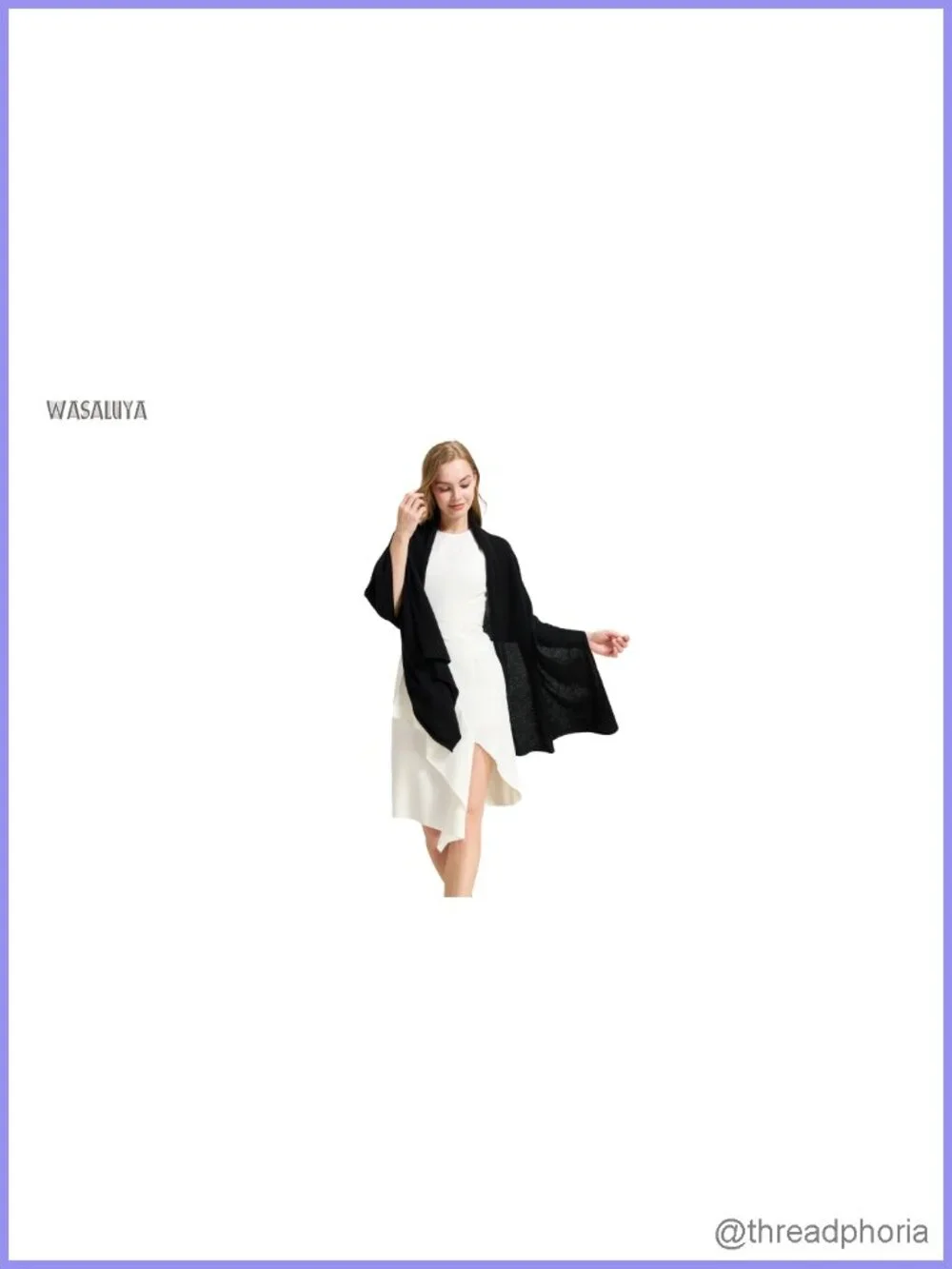 Luxury 100% Cashmere Wrap for Women, Lightweight Travel Shawl with Gift Box,